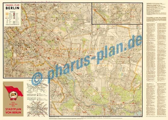 Produktbild: Pharus-Plan Berlin 1954