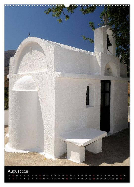 Produktbild: Kreta Impressionen (hochwertiger Premium Wandkalender 2026 DIN A2 hoch), Kunstdruck in Hochglanz
