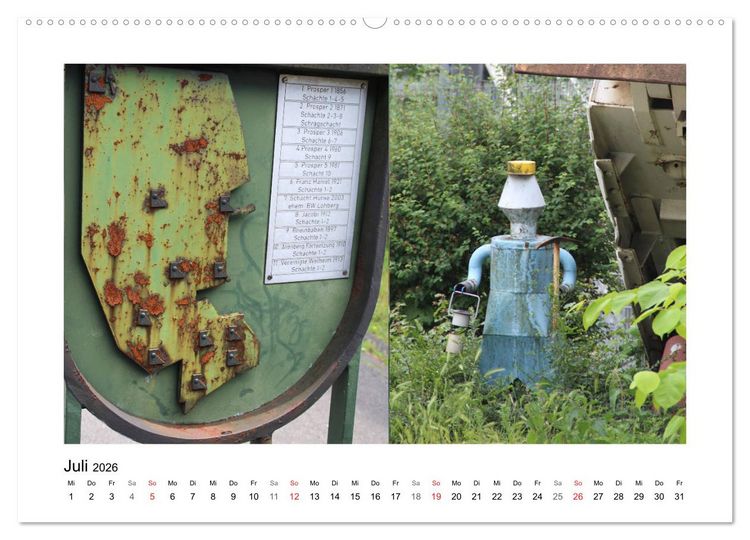 Produktbild: Zeche Prosper-Haniel Bottrop (hochwertiger Premium Wandkalender 2026 DIN A2 quer), Kunstdruck in Hochglanz