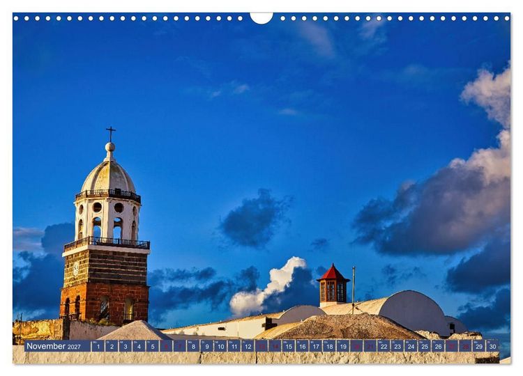 Produktbild: Idyllische Vulkaninsel Lanzarote (Wandkalender 2027 DIN A3 quer), CALVENDO Monatskalender