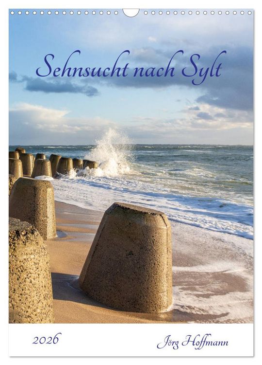 Produktbild: Sehnsucht nach Sylt (Wandkalender 2026 DIN A3 hoch), CALVENDO Monatskalender