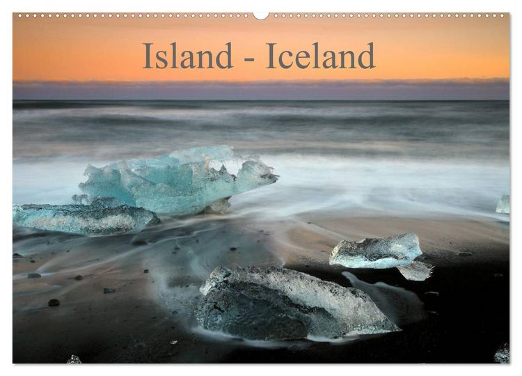 Produktbild: Island - Iceland (Wandkalender 2026 DIN A2 quer), CALVENDO Monatskalender