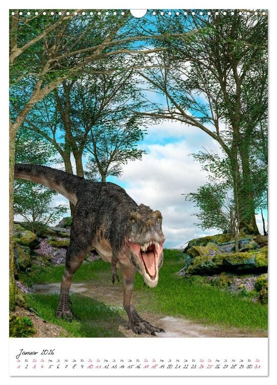 Produktbild: Dinosaurier aus der Vergangenheit (Wandkalender 2026 DIN A3 hoch), CALVENDO Monatskalender