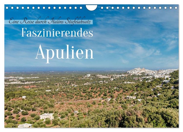 Produktbild: Faszinierendes Apulien (Wandkalender 2026 DIN A4 quer), CALVENDO Monatskalender