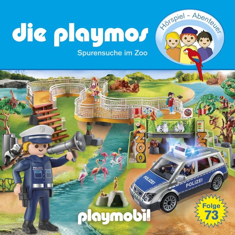 Produktbild: Die Playmos - Das Original Playmobil H&ouml;rspiel, Folge 73: Spurensuche im Zoo