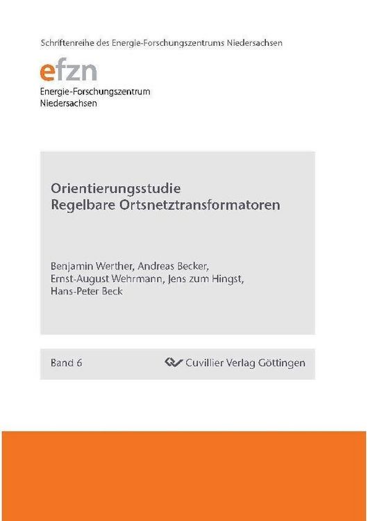 Produktbild: Orientierungsstudie Regelbarer Ortsnetztransformatoren