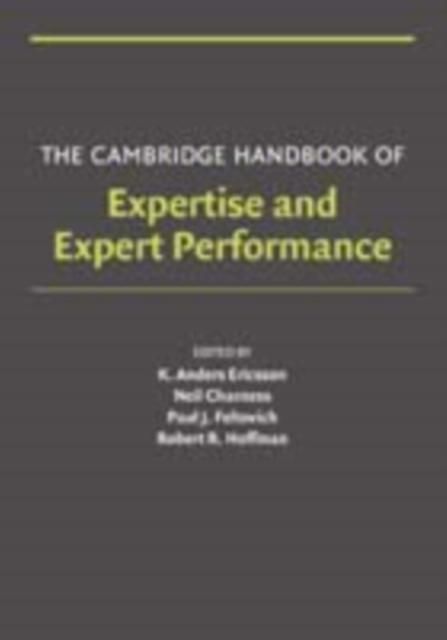 Produktbild: Cambridge Handbook of Expertise and Expert Performance