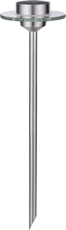 Produktbild: Paulmann 93764 Ufo Solar-Gartenleuchte 0.2W Warmwei&szlig; Edelstahl, Klar