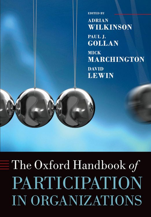 Produktbild: The Oxford Handbook of Participation in Organizations
