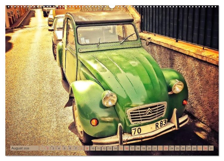 Produktbild: Die Legende - die Ente, Citro&euml;n 2CV (Wandkalender 2026 DIN A2 quer), CALVENDO Monatskalender