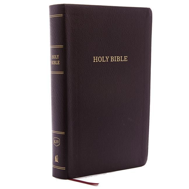 Produktbild: KJV Holy Bible: Personal Size Giant Print with 43,000 Cross References, Burgundy Bonded Leather, Red Letter, Comfort Print (Thumb Indexed): King James Version