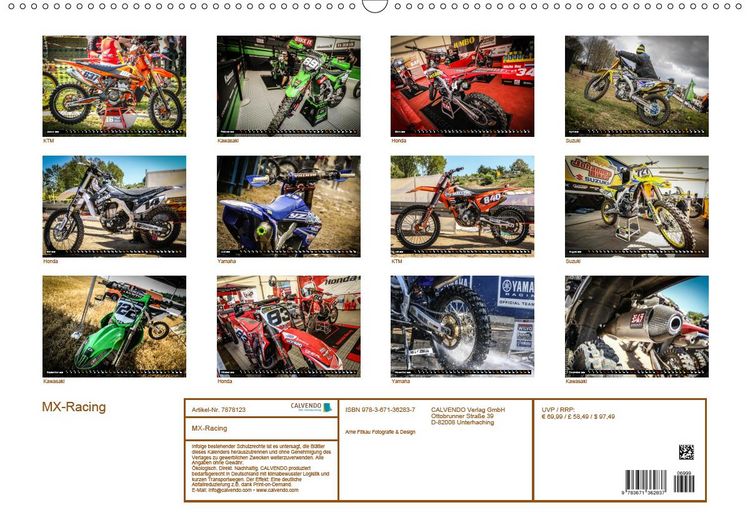 Produktbild: MX-Racing (Premium, hochwertiger DIN A2 Wandkalender 2020, Kunstdruck in Hochglanz)