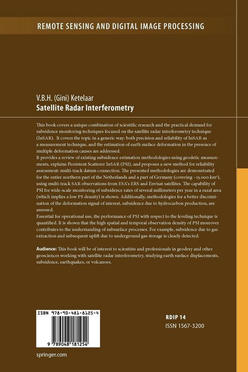 Produktbild: Satellite Radar Interferometry