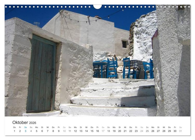 Produktbild: Hellas - ein Meer der Farben (Wandkalender 2026 DIN A3 quer), CALVENDO Monatskalender