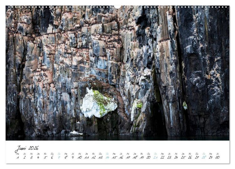 Produktbild: Heike Odermatt: 80&deg; Nord - Fotografien von Spitzbergen und Nordaustland (hochwertiger Premium Wandkalender 2026 DIN A2 quer), Kunstdruck in Hochglanz