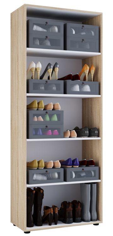 Produktbild: Holz Kleiderschrank Schuhschrank Vandol