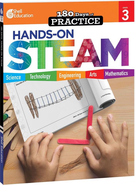 Produktbild: 180 Days: Hands-On STEAM: Grade 3 ebook