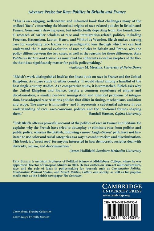 Produktbild: Race Politics in Britain and France