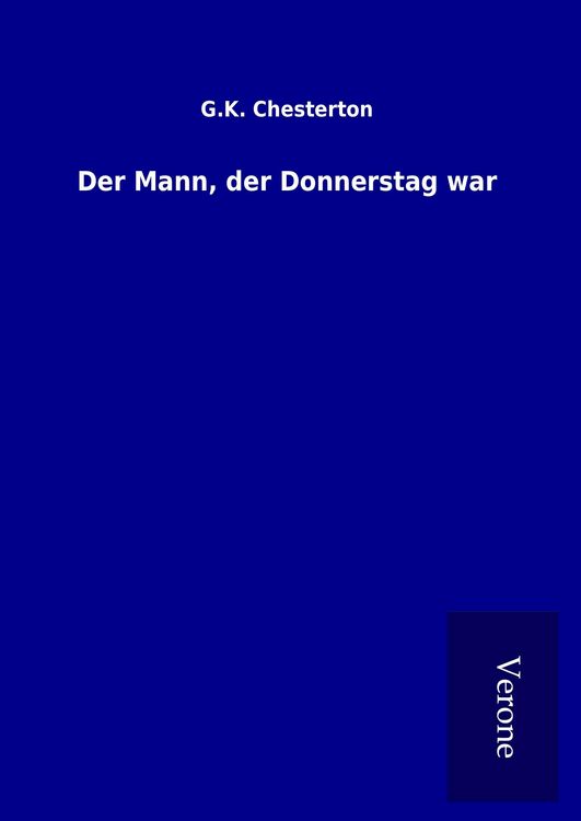 Produktbild: Der Mann, der Donnerstag war