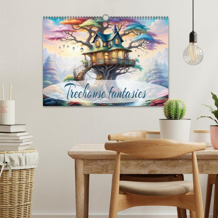 Produktbild: Treehouse fantasies (Wall Calendar 2026 DIN A3 landscape), CALVENDO 12 Month Wall Calendar