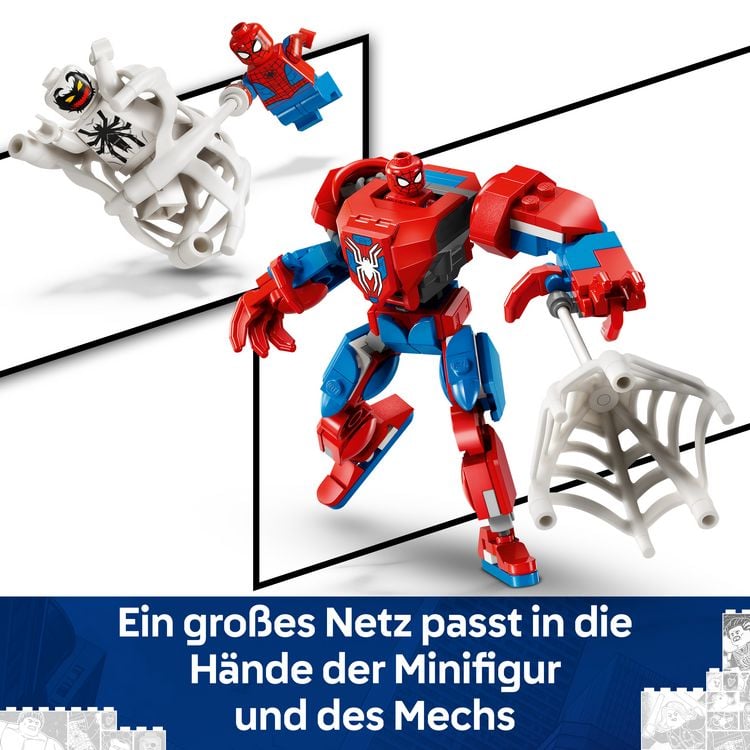 Produktbild: LEGO Marvel Spider-Man Mech vs. Anti-Venom - Superhelden Spielzeug 76308