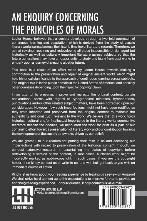 Produktbild: An Enquiry Concerning The Principles Of Morals