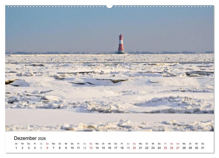 Produktbild: Maritime Impressionen Wilhelmshaven (Wandkalender 2026 DIN A2 quer), CALVENDO Monatskalender