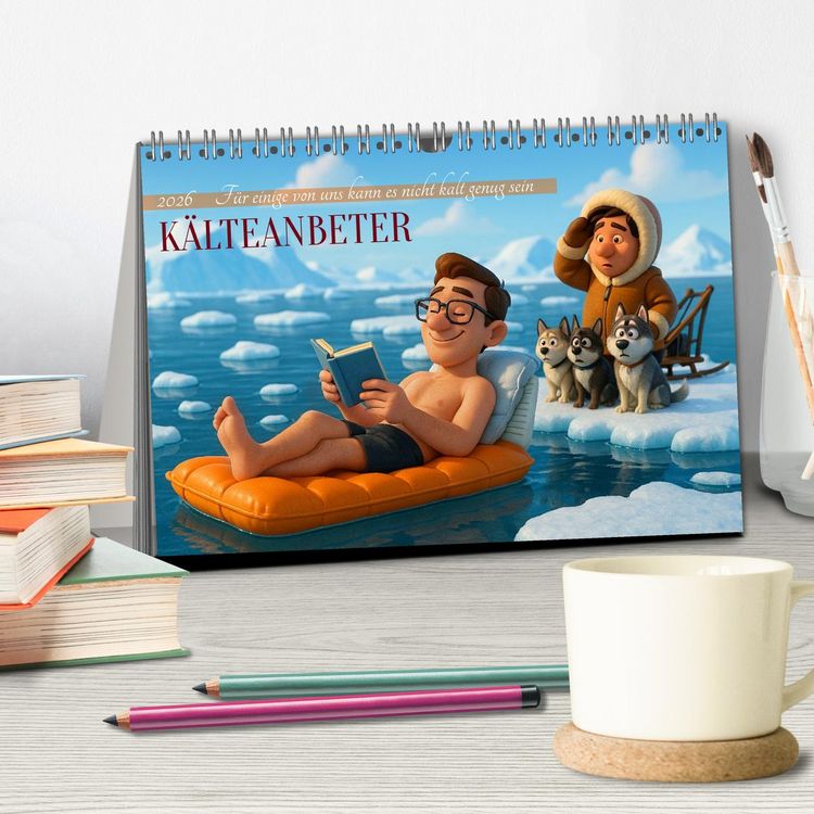 Produktbild: K&auml;lteanbeter (Tischkalender 2026 DIN A5 quer), CALVENDO Monatskalender