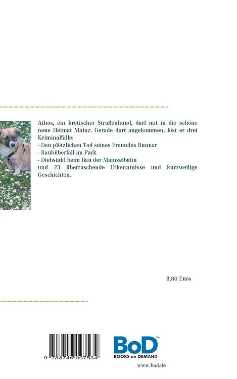 Produktbild: Athos - 3 Hundekrimis