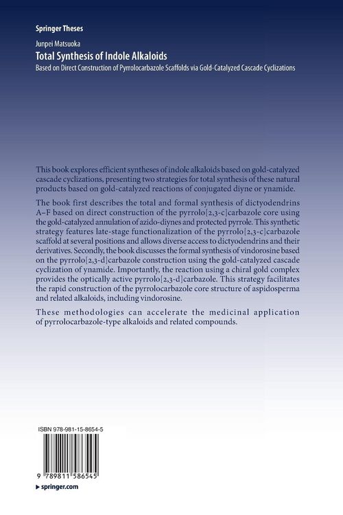 Produktbild: Total Synthesis of Indole Alkaloids