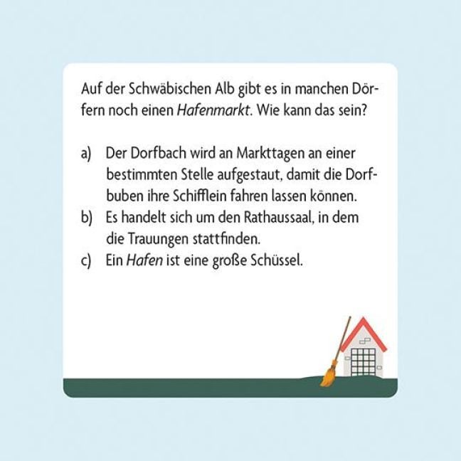 Produktbild: Heiligs Blechle! Schw&auml;bisches Dialekt-Quiz