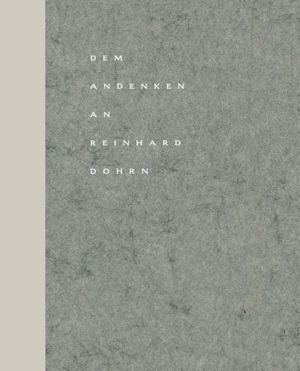 Produktbild: Dem Andenken an Reinhard Dohrn