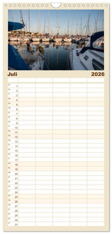 Produktbild: Familienplaner 2026 - Bretagne: Finist&egrave;re - am Ende der Welt mit 5 Spalten (Wandkalender, 21 x 45 cm) CALVENDO