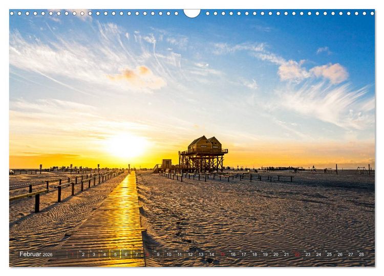 Produktbild: Farbspiele im Licht der Sonne (Wandkalender 2026 DIN A3 quer), CALVENDO Monatskalender