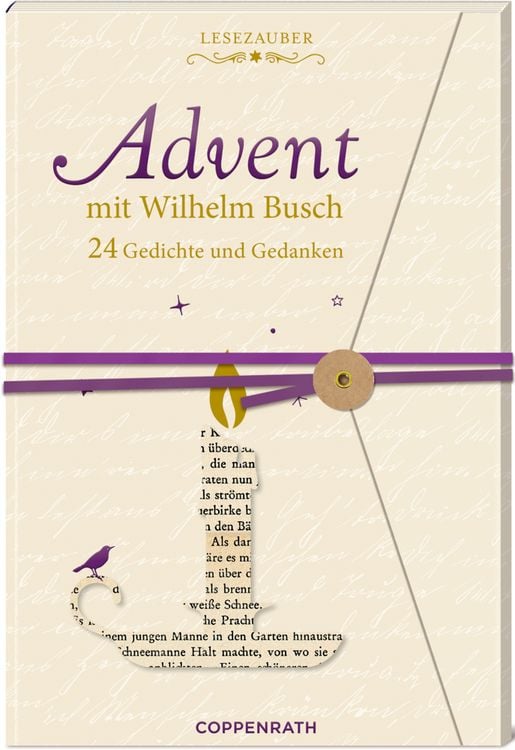 Produktbild: Lesezauber: Advent mit Wilhelm Busch, Briefbuch zum Aufschn.