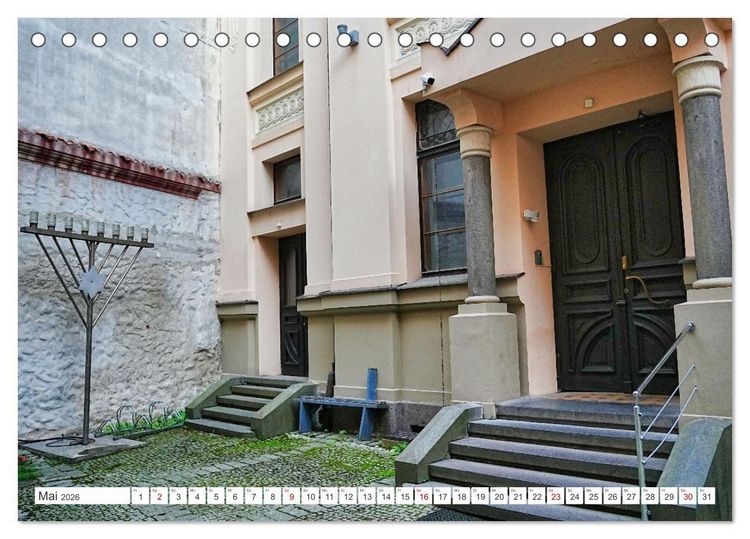 Produktbild: Synagogen im Baltikum (Tischkalender 2026 DIN A5 quer), CALVENDO Monatskalender