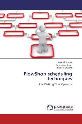 Produktbild: Gupta, D: FlowShop scheduling techniques