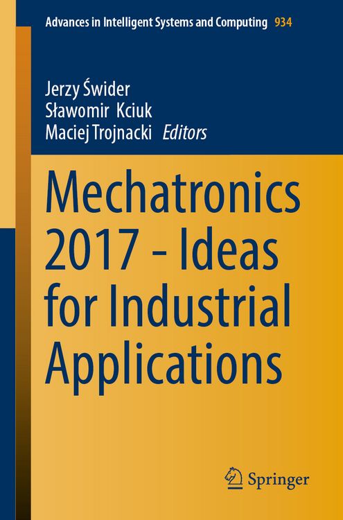 Produktbild: Mechatronics 2017 - Ideas for Industrial Applications