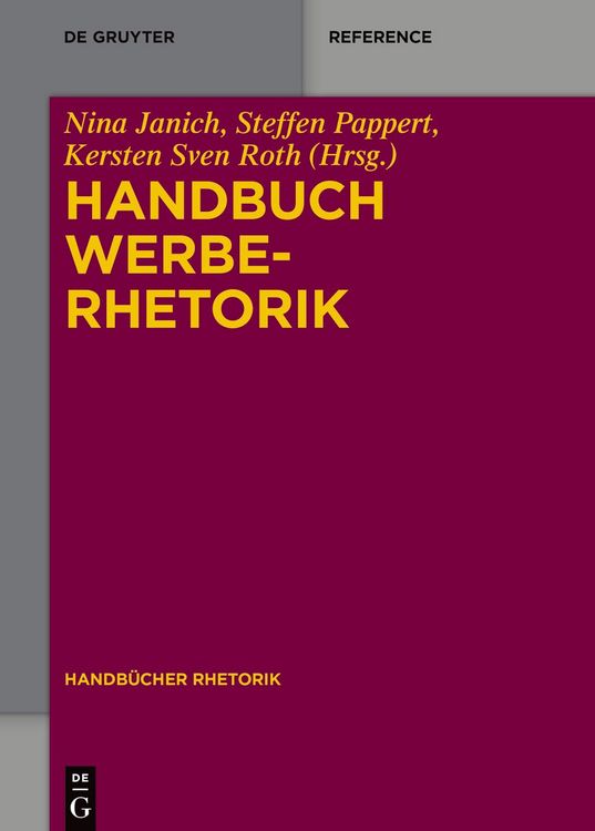 Produktbild: Handbuch Werberhetorik