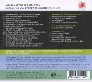 Produktbild: Various: Choredition-Schumann:Im Schatten Des Waldes