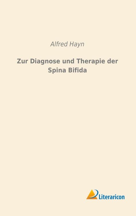 Produktbild: Zur Diagnose und Therapie der Spina Bifida