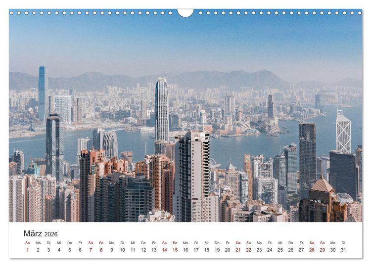 Produktbild: Hongkong - eine einzigartige Weltstadt (Wandkalender 2026 DIN A3 quer), CALVENDO Monatskalender