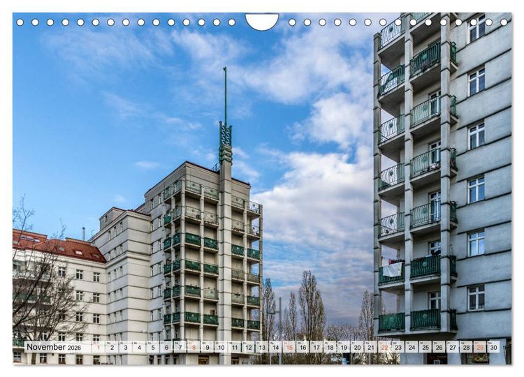 Produktbild: Baukunst des Roten Wien (Wandkalender 2026 DIN A4 quer), CALVENDO Monatskalender