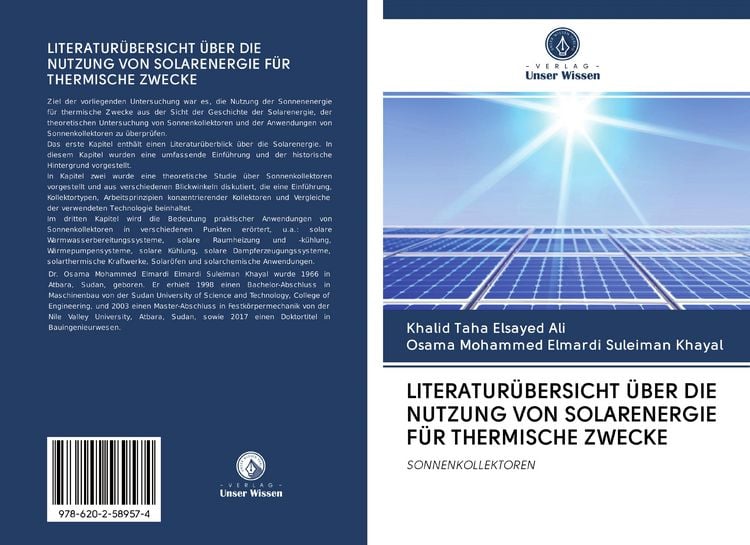Produktbild: Literatur&uuml;bersicht &uuml;ber die Nutzung von Solarenergie f&uuml;r Thermische Zwecke