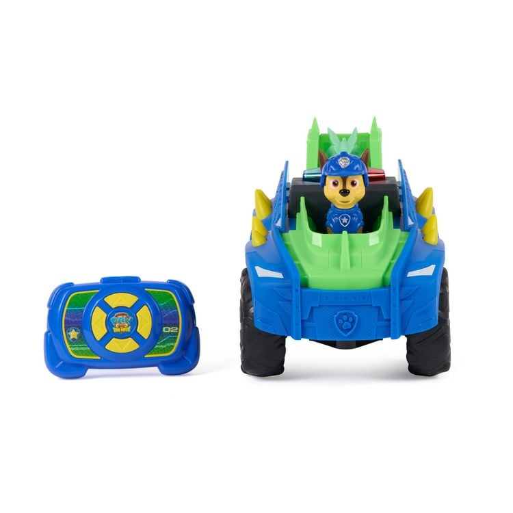 Produktbild: PAW Patrol: Der Dino Film, Chase' ferngesteuertes Dino Rettungs-Fahrzeug, RC Cruiser