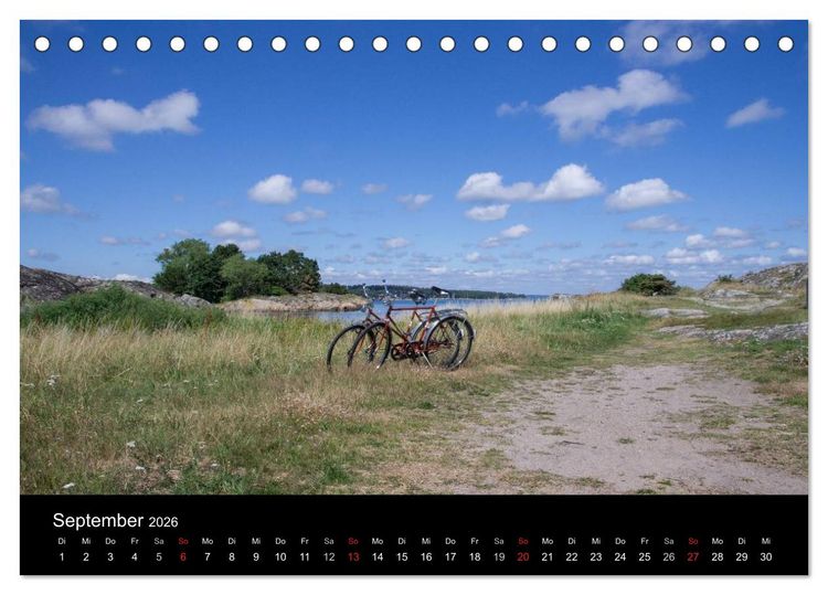 Produktbild: Wundersch&ouml;nes Schweden (Tischkalender 2026 DIN A5 quer), CALVENDO Monatskalender