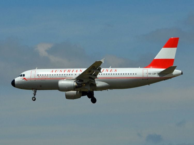 Produktbild: CALVENDO Puzzle Austrian Airlines - Airbus A320 | 1000 Teile Lege-Gr&ouml;&szlig;e 64 &times; 48 cm Foto-Puzzle f&uuml;r gl&uuml;ckliche Stunden