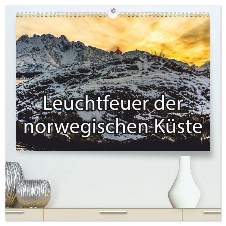 Produktbild: Leuchtfeuer der norwegischen K&uuml;ste (hochwertiger Premium Wandkalender 2026 DIN A2 quer), Kunstdruck in Hochglanz
