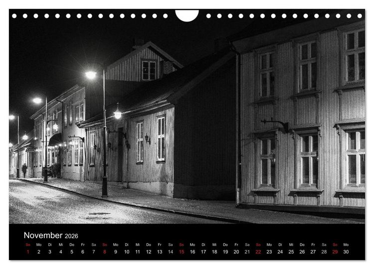 Produktbild: Objekte in schwarz weiss (Wandkalender 2026 DIN A4 quer), CALVENDO Monatskalender