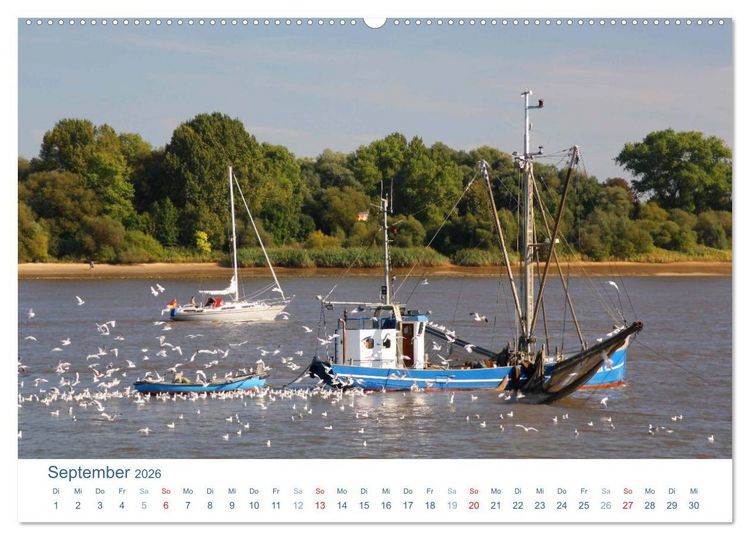 Produktbild: Brake 2026. Impressionen aus der Kreisstadt der Wesermarsch (Wandkalender 2026 DIN A2 quer), CALVENDO Monatskalender